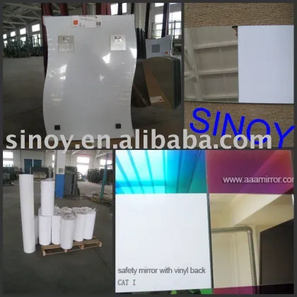 Decorative Wall Silver Mirror Glass gym safety mirror