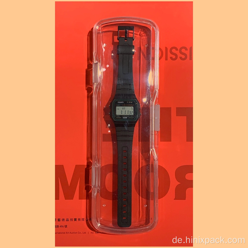 HN-159 24.5x7.6x3.2cm Transparent Watch Storage Membranbox