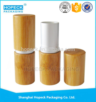 Screw Shape Bamboo Empty Lipstick Case Wholesale