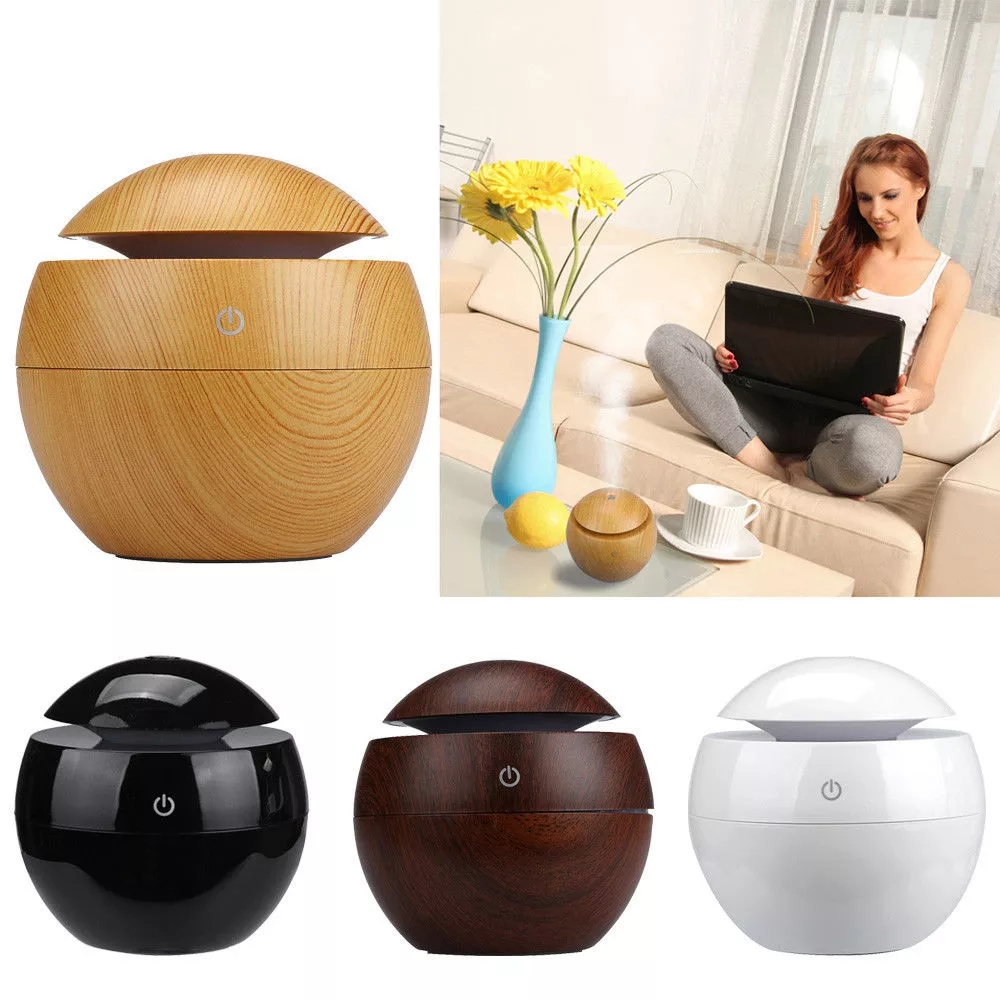 Wood Grain Essential Oil Diffuser Aromatherapy Diffuser