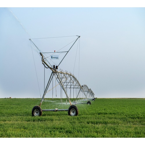 Máquina de irrigação de pivô central com irrigação automática