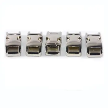 Zinc Alloy Metal Side Release Buckle 10mm Paracord Buckles