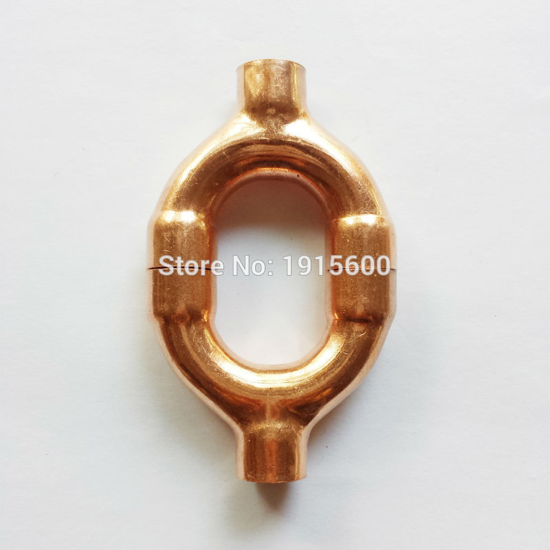 1/2 " 12.7mm Y Tee/Equal Tee 3 ways red copper brass fitting refrigeration parts air condition fittings pipe fitting