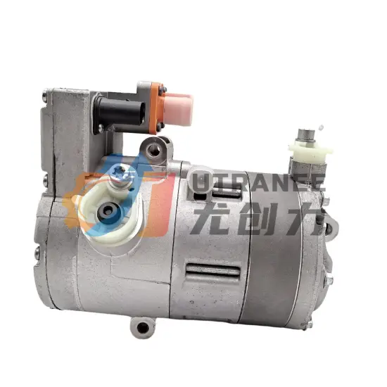 12V Universal Electric Air Compressor for VW Golf, Audi, and Mitsubishi AC Systems