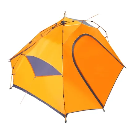 Solar-Powered Camouflage Awning Insulated Trailer for Desert Camping with Rubber Mat