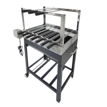 Portable Battery Operated Automatic BBQ Grill Rotisserie