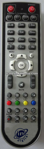 good quality digital satellite tv remote controller for india market qinlan factory