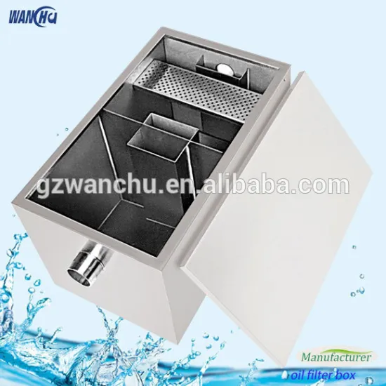 Commercial Stainless Steel Oil &Grease Trap for Kitchen Wastewater for Restaurant Manufacturer/Grease Trap for Oil Interceptor