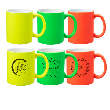 Custom Soft Touch Painting Coffee Mug - 12oz Ceramic Mug for Gifts