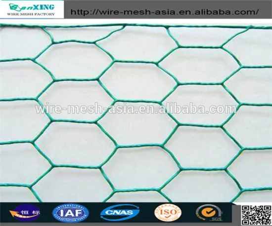 2015plastic coated gabion/hexagonal wire mesh supplier