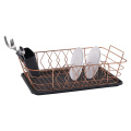 copper kichen dish rack