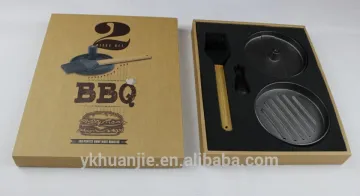 burger press BBQ gift set