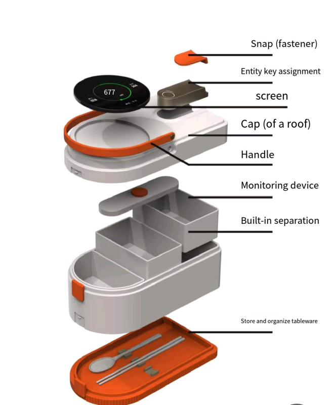 alorie-Tracking Smart Bowl with Portion Control