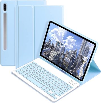 Detachable Keyboard Cover for Samsung Galaxy Tab S9 FE+/X610 X616N 12.4 Inch