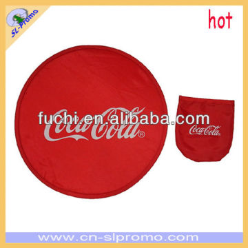 Foldable Nylon Frisbee, Folding Frisbee with Custom Logo for Promotion