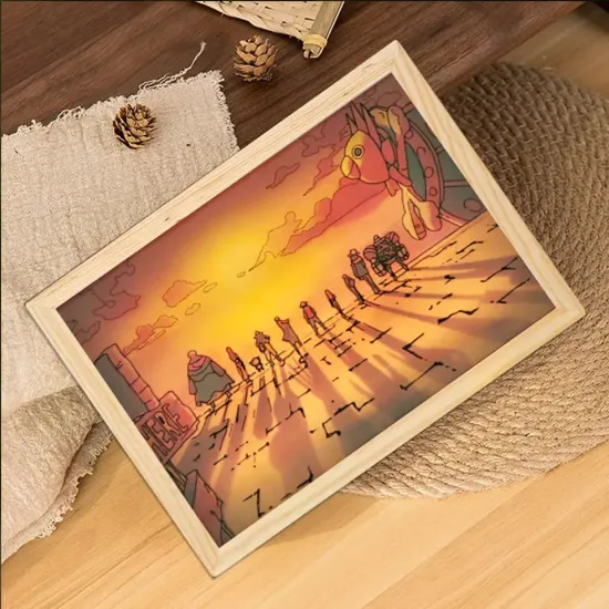 8'' 3D LED Photo Frame Art for Room Decor & Gifts