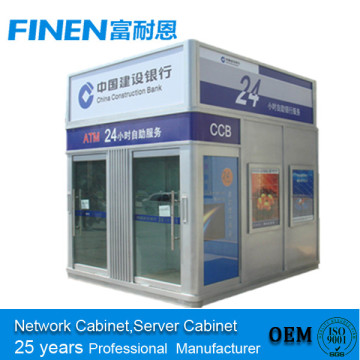 Sheet Metal Fabrication Kiosk Bank Outdoor Cabinet OEM ODM
