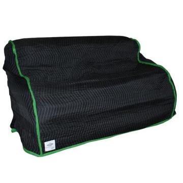 Black Recyclable Waterproof Furniture Moving Selimut untuk Penutup Sofa