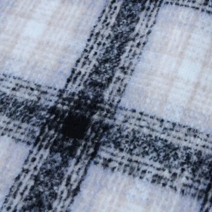 Scotch Check Fabric Black 100% Polyester Fabric