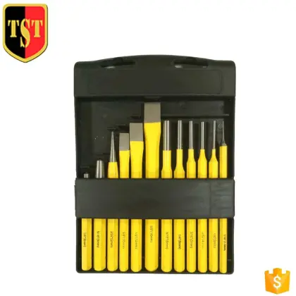12Pcs Chisel and Punch Set