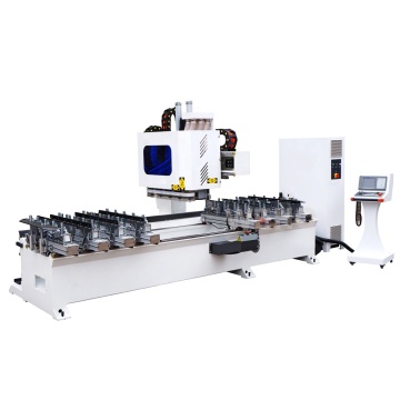 WEHO Brand High-speed Automatic Drilling and Slotting Milling Machine for Wood Processing