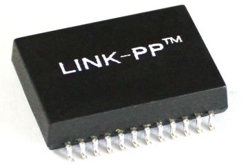 10 / 100base-t Dual Ports Ethernet Isolation Transformer For Switch , Router