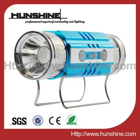 2 lenses 5w high power led underwater fishing flashlight