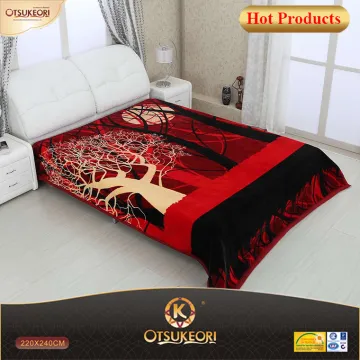 Full size raschel blanket and used blanket for sale with korean style .