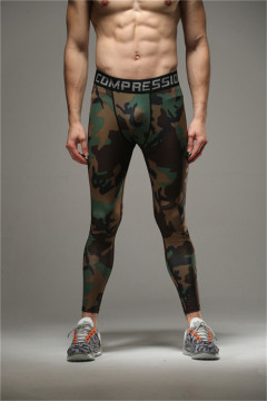 New Men Camo Camouflage tights Dry Fit Compression Pants