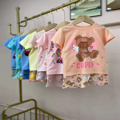 Dollars Model HMK019 Cotton Girls' Clothing Sets Size 55-65 Years