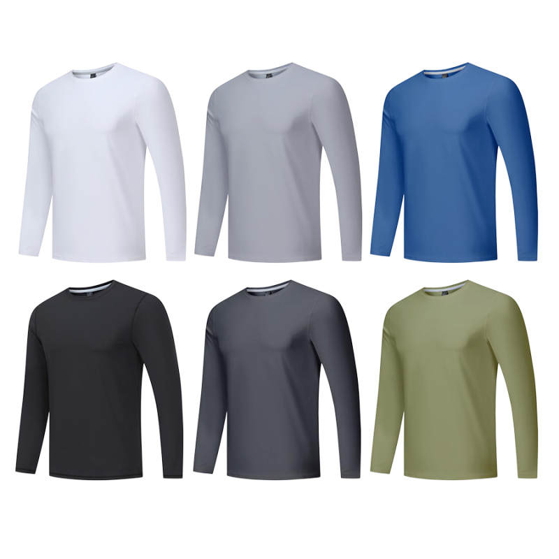 Quick Dry Breathable Running Sport Gym Long Tops