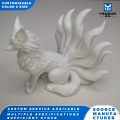 Efsanevi Dokuz Kuyruklu Tilki Beyaz 3D Baskı Modeli