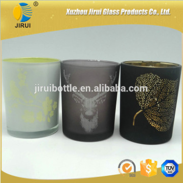 600ml Special Colorful Glass Candle Cup