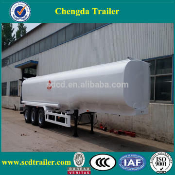 China Shandong manufacturer fuel tanker trailer 50ton petrol tanker semi trailer for sale