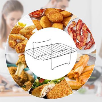 Custom Air Fryer Accessories: Steam Rack and Grill Racks for Stainless Steel