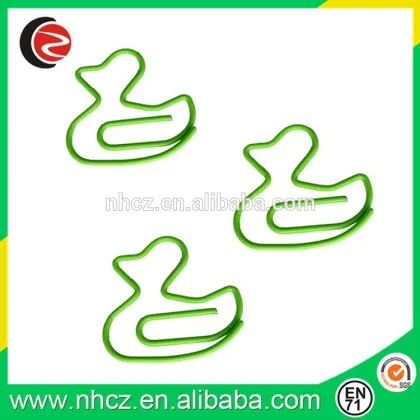 office/school cute duck shaped funny paper clip