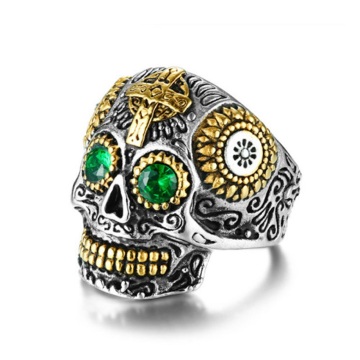 Stainless Steel Men's Skull Ring Fashion