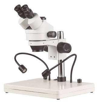 Szm7045nt-b2l 0,7x-4.5x stereo zoom mikroskop trinokular dengan lampu cincin LED