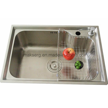 Stainless Steel Handmade Double Basins Kitchen Sink