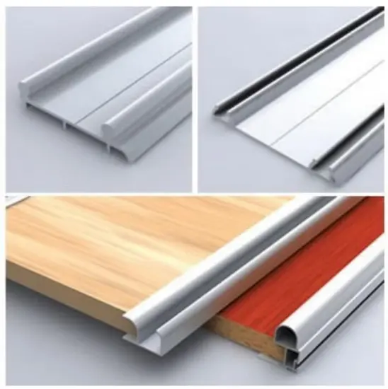 Wardrobe extruded aluminium profile