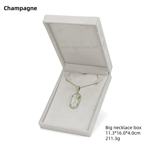 High-end Velvet Jewelry box gold with logo