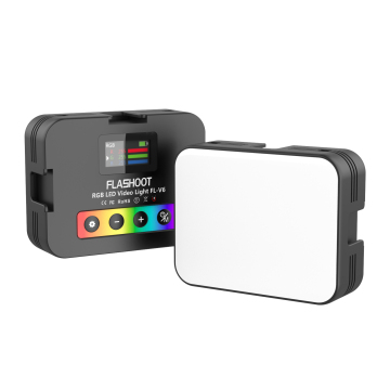 Professional Mini RGB Panel LED Video Light with 2000mAh Battery: Perfect Portable Lighting Solution for Smartphones, DSLR, and SLR Cameras
