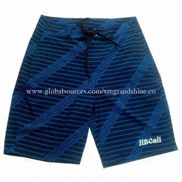 4-way Stretch Men's Shorts, Made of 92% Polyester and 8% Spandex