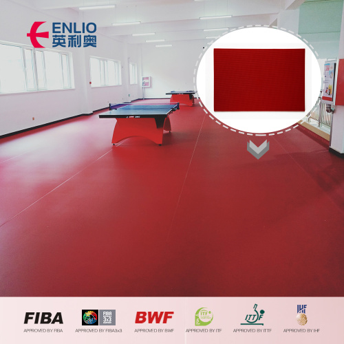 Lantai pingpong dengan sijil ITTF