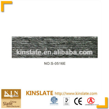 Natural Stone water running black quartzite decorative stone panels