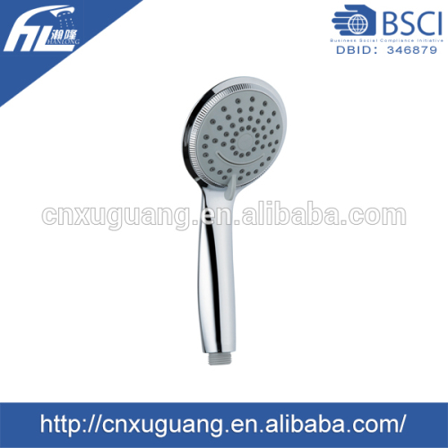 Dia 100mm plastic shower head 3 functions round water saving handheld shower