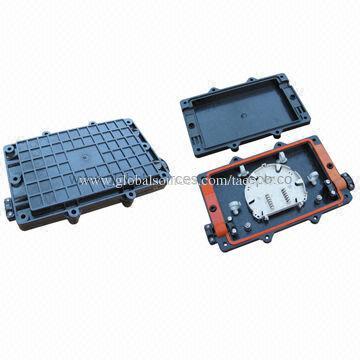 Fiber-optic splice closure, horizontal type, mechanical sealing, 12 fibers, maximum of 24 fibers