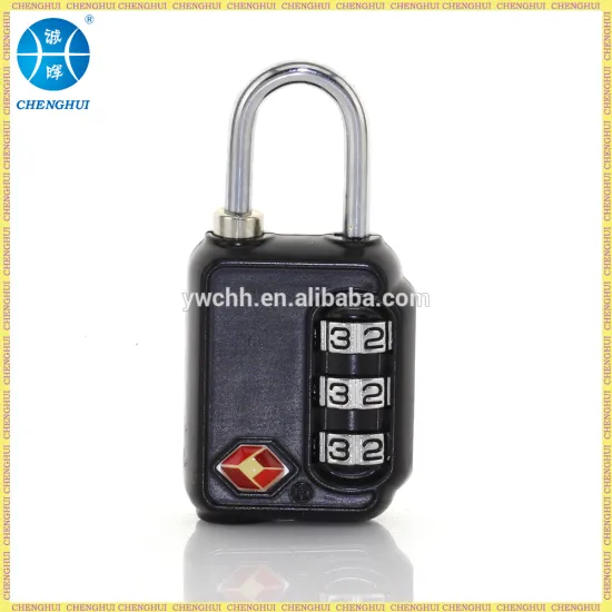 3 Digital passwork lock luggage TSA combination lock