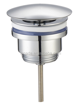 Chrome Public Bathroom Brass Basin Drain Stopper - Ceramic Pop Up Sink Strainer