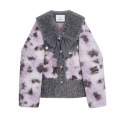 Artificial lambswool jacket for women